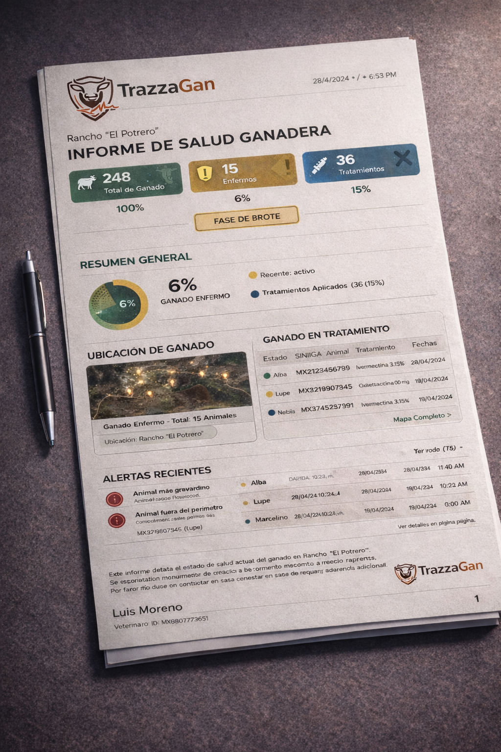 TrazzaGan Informe de Salud